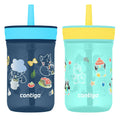 Contigo® Kids’ Leighton Straw Tumbler with Spill-Proof Leak-Proof Lid, 14oz ♡