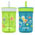 Contigo® Kids’ Leighton Straw Tumbler with Spill-Proof Leak-Proof Lid, 14oz ✔