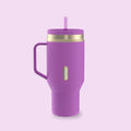 30 oz SnapSeal™ Tumbler (w/ Straw & Handle) ·B