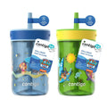 Contigo® Kids’ Leighton Straw Tumbler with Spill-Proof Leak-Proof Lid, 14oz ·D