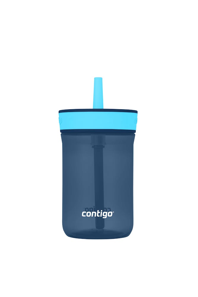 Contigo® Kids’ Leighton Straw Tumbler with Spill-Proof Leak-Proof Lid, 14oz ·B